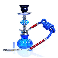 Nouveau Narguilé Mini Chicha Haut de Gamme à Vente Chaude en Céramique, Métal Laqué et Technique Givrée, Finition Miroir Carrée