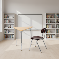 Tables et chaises réglables multifonctionnelles pour salles de classe, universités et salles de réunion