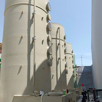 Torre de Tratamiento de Gases Residuales de Polipropileno (PP) con 95% de Eficiencia de Purificación, Maquinaria Ambiental para Eliminación de Gases Industriales