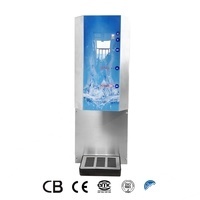 Nouvelle arrivée 2025 Distributeur de glace commercial Machine à glace automatique intelligente de comptoir pour hôtel, restaurant et bar à café Forme de cube