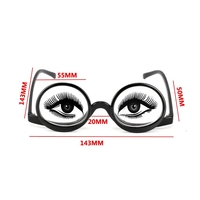 Lunettes de maquillage pour femmes, lunettes réglables, lunettes à rabat tendance, 100 degrés, 200, 250, 300 degrés.