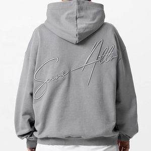 Sudaderas con Capucha Bordadas en 3D Personalizadas, Sudaderas de Invierno para Sudaderas Lisas, Sudaderas con Capucha Bordadas en Chenilla para Parejas - Product Image 1