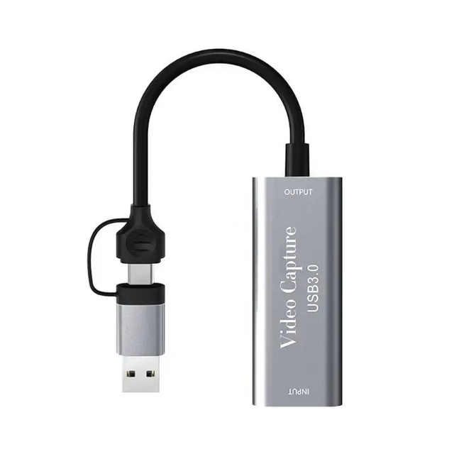 4K USB 3.0 Type-C HDMIVideo Capture Card for Live Streaming & Recording Compatible with OBS Studio
