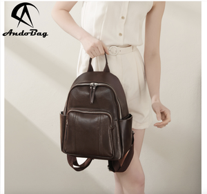 AndoBag - Mochilas de Moda de Piel Vacuna Suave para Mujer, para Viajes al Aire Libre, Gran Capacidad, Bolso de Mano, para el Trabajo Diario, Casual, Bolsos de Hombro - Product Image 6