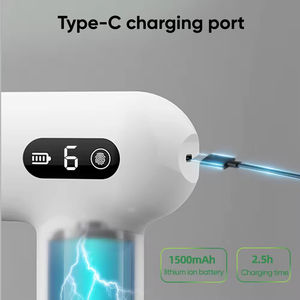 Miglior Mini massaggiatore elettrico portatile portatile di tendenza per la pistola fasciale portatile sport con vibrazione dei tessuti profondi per il muscolo Fitness - Product Image 6