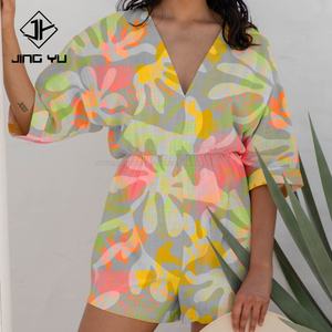 Robe hawaïenne personnalisée en rayonne, 50 MOQ, logo personnalisé, votre propre marque de mode, nouveaux produits, haute qualité, bon service - Product Image 2