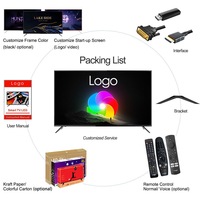 Téléviseur intelligent QLED OLED 4K 8K de 100 pouces, Android WiFi, sans cadre, fin, pour montage mural à domicile, divertissement familial, Hisense 100 I, vente chaude