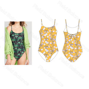 Oem صديقة للبيئة ملابس سباحة للسيدات معاد تدويرها مخصص بدلة حمام بيكيني تصنيع مجموعة ملابس السباحة البائع الشركة النساء مع الشعار - Product Image 5