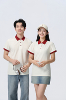 Chemise Formelle Tricotée Respirante Anti-Plis à Blocs de Couleurs Personnalisés pour Hommes, avec Logo Imprimé par Transfert Thermique Personnalisé au Dos et au Col pour Équipe