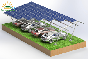 Approvisionnement <span class=keywords><strong>direct</strong></span> d'<span class=keywords><strong>usine</strong></span> Xiamen Amoysolar, support de <span class=keywords><strong>carport</strong></span> solaire anodisé. - Product Image 2