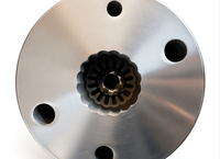 Moule d'extrusion en acier H13 pour profil de radiateur rond en aluminium Huayi Sunflower, modèle 125