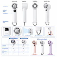 Ventilateur portable rechargeable à 100 vitesses progressives, refroidissement instantané pour la chaleur estivale