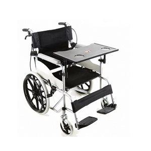 Fauteuil roulant manuel pliable tout-Terrain, accessoire de voyage léger, en acier, pour personnes âgées - Product Image 1