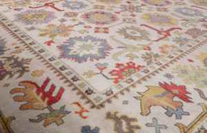 Alfombra de Lana Oushak 100% Hecha a Mano, Anudada a Mano, para Sala de Estar, Ejercicio, Oración, Picnic, Regalo, un Área Versátil - Product Image 5