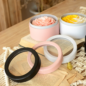 Rose équatorienne en boîte ronde, vente chaude 2026, cadeau pour la fête des mères, mariage, anniversaire, rose éternelle personnalisée, vente en gros, directement de l'usine - Product Image 3