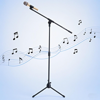 Support de microphone trépied M-300 OEM d'usine, vente en gros, avec support réglable