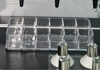 Support de présentation de parfum en acrylique transparent de 350 ml et 500 ml avec 12 distributeurs à pompe pour supermarché, fabriqué en Chine