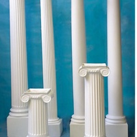 Colonne en fibre de verre blanche, nouvelle collection 2022, décoration de construction, design graphique, fibre de verre et ciment spécial, villa imperméable