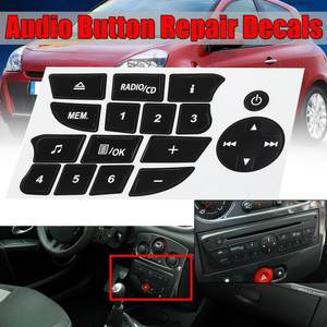 <b>Car</b> <b>Interior</b> Button Repair Stickers PVC Self Adhesive Matte For AC Center Console CD Radio Audio Panel - Product Image 4