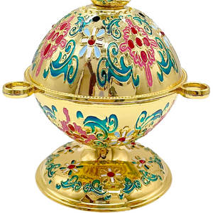 Pembakar Dupa Kristen yang Laris Manis, Pembakar Dupa Ortodoks Bizantium Yunani, Pembakar Dupa Gereja Multiwarna - Product Image 6