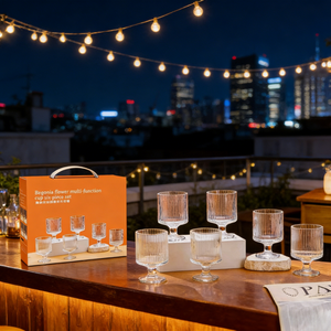 Transparent Classic Highball Rocks <strong>Glass</strong> for Whiskey Bourbon Scotch &amp; Vodka-for Restaurants - Product Image 5