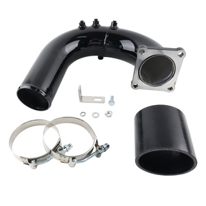 Tuyau de tube de coude d'admission à haut débit de performance pour <span class=keywords><strong>Dodge</strong></span> <span class=keywords><strong>Ram</strong></span> 5.9L Cummins <span class=keywords><strong>Diesel</strong></span> noir 2003 - Product Image 1
