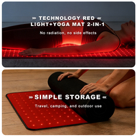 Vente en gros de tapis de luminothérapie pour tout le corps, lumière rouge 660nm 850nm, couverture de luminothérapie infrarouge pour usage domestique