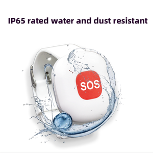 Ce chứng nhận 95dB không thấm nước hoảng loạn nút có thể điều chỉnh dây đeo an toàn báo động cổ tay cho người cao tuổi chăm sóc cá nhân sử dụng cửa điện thoại SOS - Product Image 6