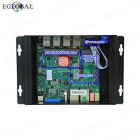 Eglobal 12th Industrial Mini Pc I3 1215U Portable Ordinateur IoT 32GB Ram Linux OS Fanless Embedded Industrial Mini Computer