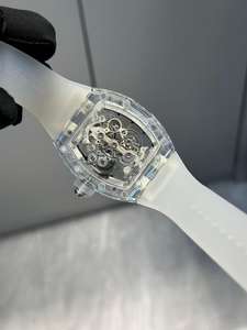 Montre mécanique de luxe haut de gamme Top Factory Tourbillon 56-01 en cristal avec saphir, montre tonneau tendance - Product Image 2