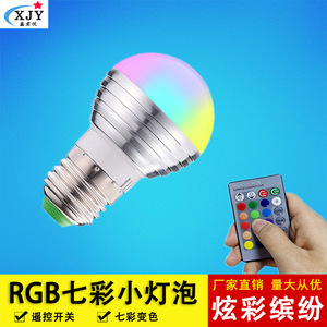 หลอดไฟ LED RGB E27 E14 Gu10 Mr16 รีโมทคอนโทรลเปลี่ยนสีได้สมาร์ทไลท์ติดเพดานตัวอลูมิเนียม 50x82 มม. - Product Image 2