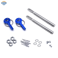 Accessoires de voiture, kit de verrouillage de capot moteur en aluminium, verrou universel pour capot de voiture