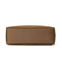 Sac fourre-tout en cuir finition satinée, luxe discret, designer Lujo Origin pour femmes, usine OEM ODM