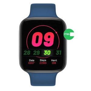 IP68 étanche Bracelet intelligent étanche écran tactile montre intelligente Ft80 montre intelligente moniteur de fréquence <span class=keywords><strong>cardi</strong></span> - Product Image 3