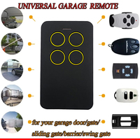 Télécommande universelle pour porte de garage et portail avec code roulant, apprentissage de clonage, 4 boutons, multifréquence 280-868 MHz, portée 50-100 m