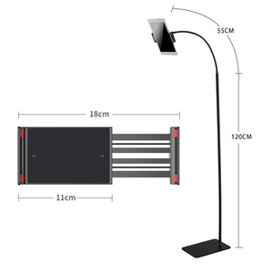 Chuyên Nghiệp Có Thể Điều Chỉnh 360 Độ Xoay Lười Biếng Tablet PC Điện Thoại Núi Chức Năng Phần Cứng Tripod Điện Thoại Di Động Hiển Thị Đứng - Product Image 1