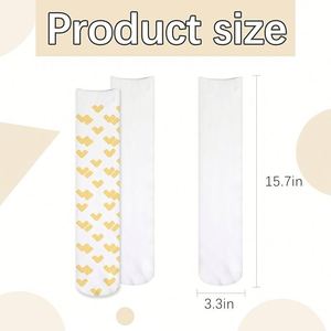 Calcetines Deportivos Sublimables de Punto para Adultos y Jóvenes, Calcetines de Fútbol Imprimibles, Transpirables, Antibacterianos, para el Día del Padre - Product Image 4