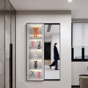 Новый дизайн, современный медведь с зеркальной росписью, скрытый полноразмерный зеркальный декоративный Рисунок, настенное искусство - Product Image 1