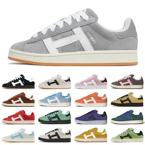 Novedad 2026: Zapatillas de cuero genuino de talla grande para parejas, antideslizantes, de caña baja, con cordones, de punta ancha, para fitness al aire libre y uso casual descalzo. - Product Image 1