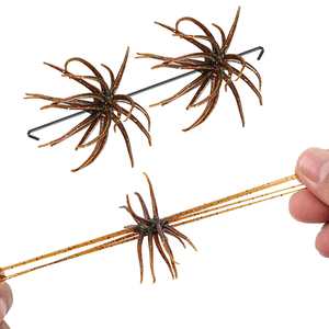Lot de 2 leurres souples flottants en boîte, type ver de mer, pour la pêche à la perche, au mandarin, au serpent et au poisson-chat - Product Image 3