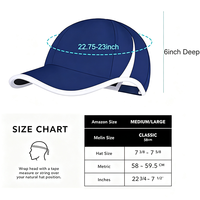 Gorra de Béisbol Deportiva para Exteriores de Secado Rápido, Multicolor, con Correa Ajustable y Logotipo Bordado Personalizado de Fábrica, Protección Solar