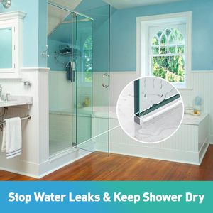 Tira de Sellado de PVC Hydrorelax para Puertas de Vidrio de 4-12 mm, Impermeable, para Mamparas de <span class=keywords><strong>Ducha</strong></span> - Product Image 6