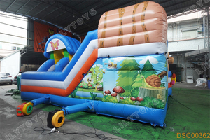Lilytoys Nouveau Château Gonflable <span class=keywords><strong>pour</strong></span> Enfants avec Toboggan, Aire de Jeux Gonflable Extérieure <span class=keywords><strong>pour</strong></span> Enfants - Product Image 5