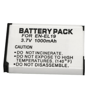 3.7V 1000Mah EN-EL19 एन EL19 ENEL19 कैमरा बैटरी के लिए <span class=keywords><strong>Nikon</strong></span> <span class=keywords><strong>Coolpix</strong></span> S32 S33 S100 S2500 S2750 S3100 S3200 s3300 S3400 S3500 S410