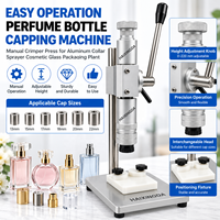 Machine à sertir les flacons de parfum, manuelle, pour bouchons de pompe pulvérisatrice, colliers en aluminium, pour ateliers et usines d'emballage cosmétique – Approvisionnement direct usine