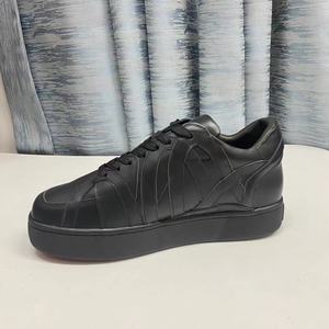 Designer <b>Men</b> Sneaker Cow <b>Leather</b> Top Quality Platform Women Luxury Gentlemen Golf Sport <b>Trainers</b> Shoes Producing Factory - Product Image 5