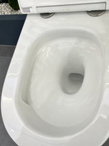 Haute qualité blanc crème moderne allongé sans monture <span class=keywords><strong>suspendu</strong></span> monobloc mural dissimulé réservoir toilette double <span class=keywords><strong>chasse</strong></span> p-trap - Product Image 6