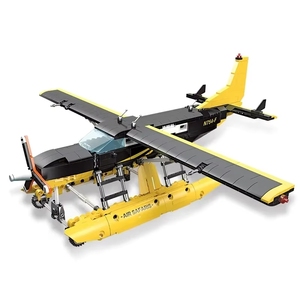 Jie Star JJ9172 Nouveau 2025 <span class=keywords><strong>Cessna</strong></span> 208 Avion Jouet Modèle d'Exposition Éducatif Briques à Petites Particules Cadeaux Ensembles de Blocs de Construction - Product Image 1