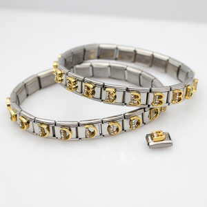 Abalorios y Eslabones de Acero Inoxidable para Pulseras Italianas, Joyería para Mujer, Regalo, Piezas y Accesorios para Manualidades DIY - Product Image 6