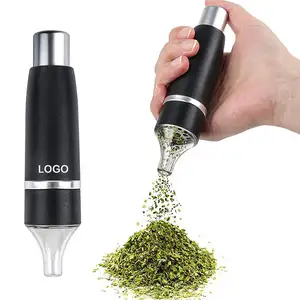 Manual Imprensa Pen Tipo Herb Grinder Limpeza Destacável Única Mão Tabaco Grinder Elétrica Conveniente Herb Grinder